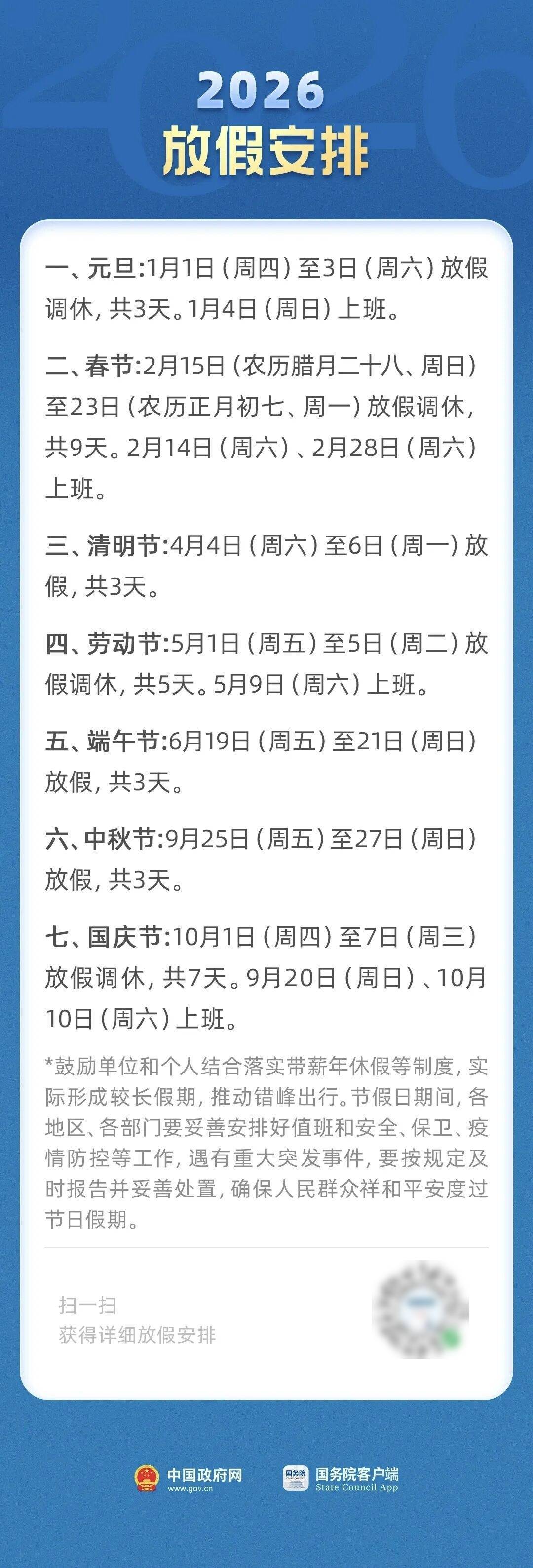 2021春节放假-2021春节放假过路免费几天-第2张图片