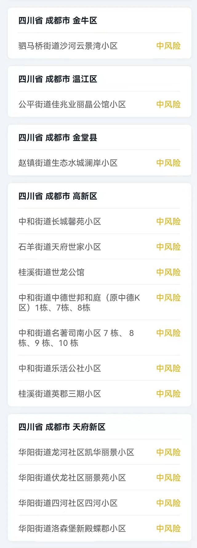“西安市新增三个中风险地区” 西安市新增三个中风险地区有哪些？-第2张图片